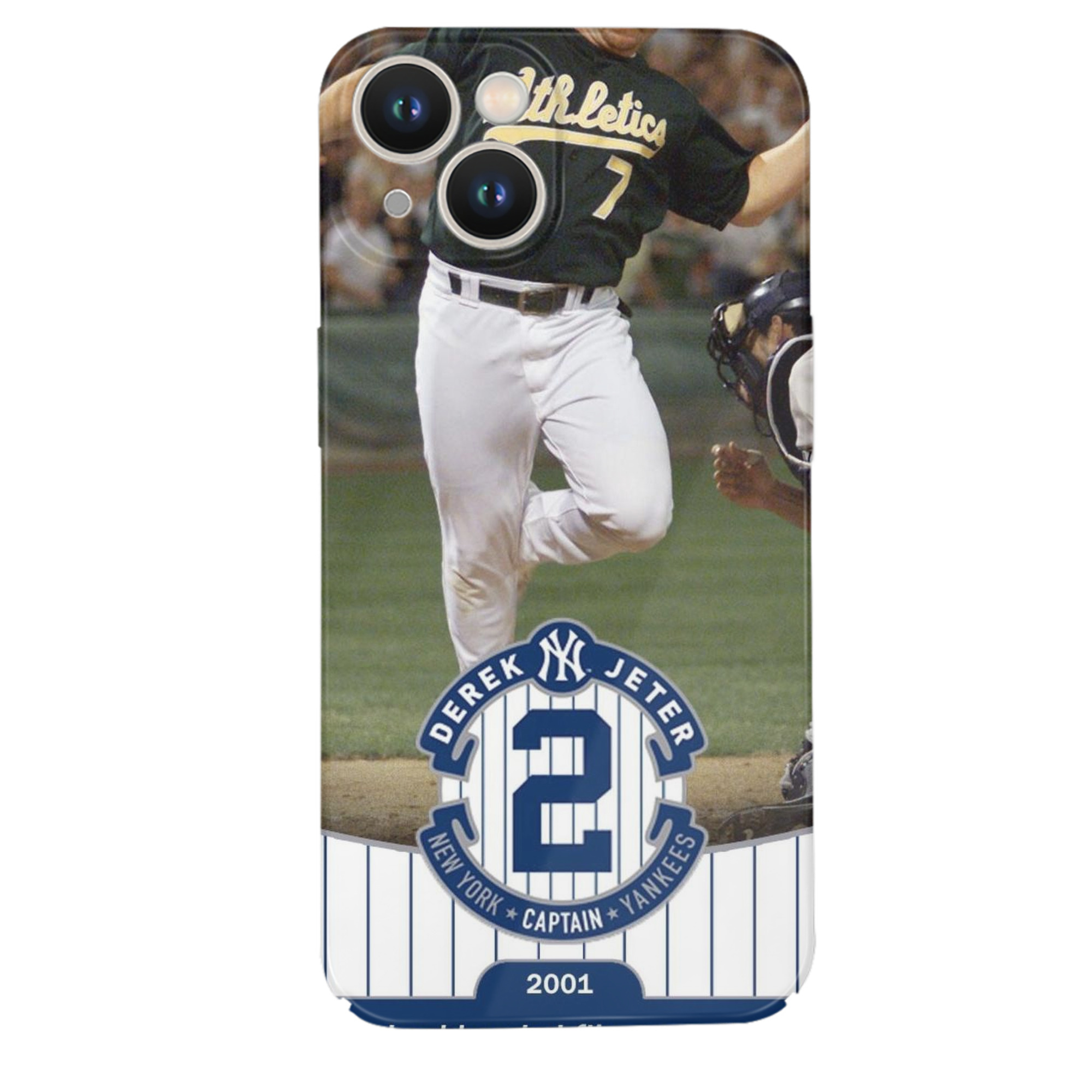 Derek Jeter 111 IPhone 14 Series Full-Cover Hard Case – Shockproof With Raised Camera Protection – Precise Cutouts, Wireless Charging Compatible – Durable, Anti-Yellowing, Easy To Clean